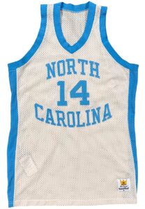 1987-88 Jeff Lebo North Carolina Tar Heels Game Jersey