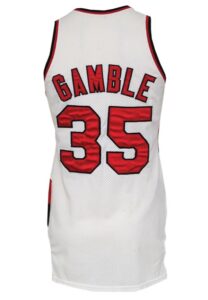 1987-88 Kevin Gamble Rookie Portland Trail Blazers Game-Used Home Jersey