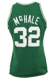 1987-88 Kevin McHale Boston Celtics Game-Used Knit Road Jersey 