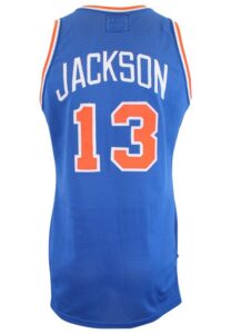 1987-88 Mark Jackson New York Knicks Game-Used Road Jersey (Photo-Matched & Graded 10 • RoY Season)