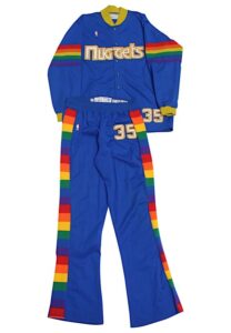 1987-88 Michael Brooks Denver Nuggets Player-Worn Warm-Up Suit