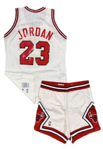 1987-88 Michael Jordan Chicago Bulls Game-Used Home Uniform