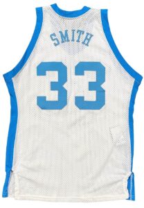 1987-88 Ranzino Smith North Carolina Tar Heels Game Jersey