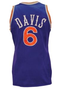 1987-88 Walter Davis Phoenix Suns Game-Used Road Uniform