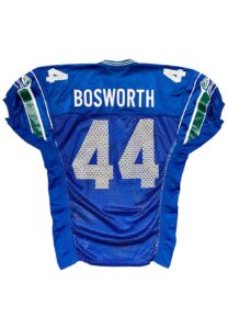 1987 Brian Bosworth Seattle Seahawks Game-Used & Signed Jersey