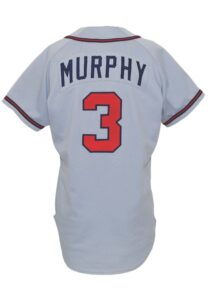 1987 Dale Murphy Atlanta Braves Game-Used Road Uniform