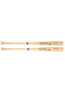 1987 Darryl Strawberry & Doc Gooden New York Mets Game-Ready Bats