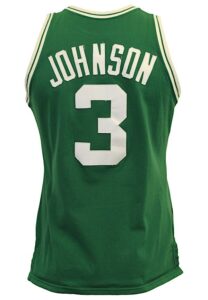 1987 Dennis Johnson Boston Celtics NBA Finals Game-Used Road Jersey