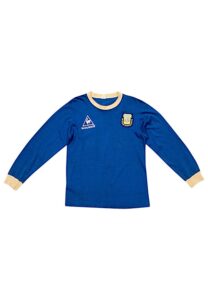 1987 Diego Maradona Copa America Match Worn Argentina Jersey