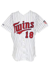 1987 Don Baylor Minnesota Twins Game-Used Home Jersey