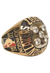 1987 Ervin “Magic” Johnson Los Angeles Lakers NBA Championship Ring