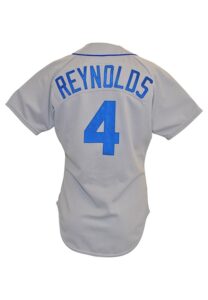 1987 Harold Reynolds Seattle Mariners Game-Used Road Jersey