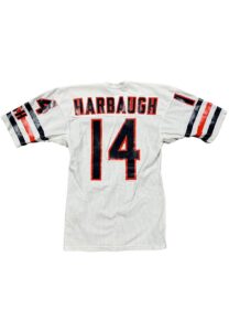 1987 Jim Harbaugh Chicago Bears Rookie Game-Used Jersey