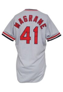 1987 Joe Magrane St. Louis Cardinals Game-Used Road Jersey