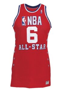 1987 Julius “Dr. J” Erving NBA Eastern Conference All-Star Game-Used Jersey