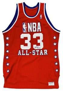 1987 Larry Bird NBA All-Star Game Signed Jersey