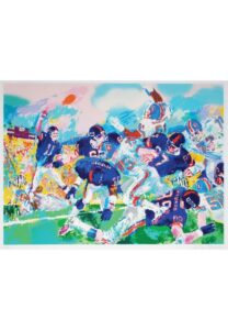 1987 Leroy Neiman “Giants-Broncos Classic” Limited Edition Serigraph