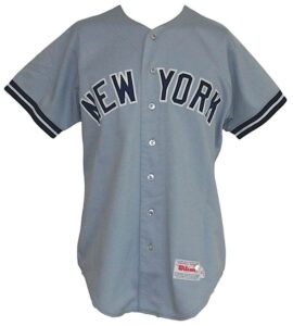 1987 Lou Piniella New York Yankees Managers Worn Road Jersey