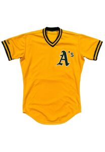 1987 Mark McGwire Oakland A’s Rookie Batting Practice Jersey