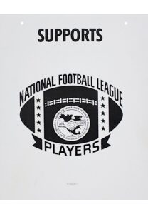 1987 NFL “Players On Strike” Picket Line Protest Sign