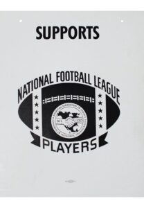 1987 NFL “Players On Strike” Picket Line Protest Sign