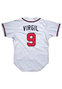 1987 Ozzie Virgil Atlanta Braves Game-Used Road Jersey