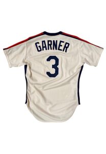 1987 Phil Garner Houston Astros Game-Used & Autographed Jersey