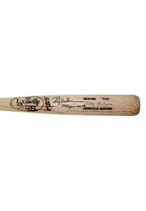 1987 Rickey Henderson New York Yankees Game-Used & Autographed Bat