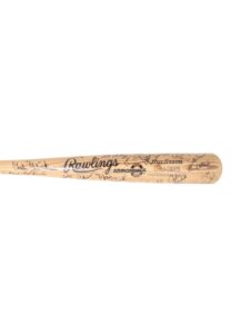 1987 San Francisco Giants NL West Champs Team-Signed Chili Davis Game-Used Bat