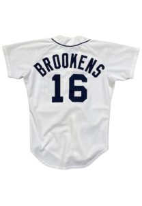 1987 Tom Brookens Detroit Tigers Game-Used Jersey