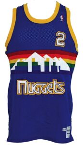 1988-1989 Alex English Denver Nuggets Game-Used Jersey with 1987-1988 Game-Used Shorts