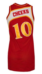 1988-1989 Maurice Cheeks Atlanta Hawks Game-Used Road Jersey