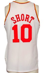 1988-1989 Purvis Short Houston Rockets Game-Used Home Jersey