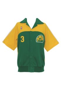 1988-89 Dale Ellis Seattle SuperSonics Worn & Autographed Warm-Up Jacket (Ellis LOA) (JSA)