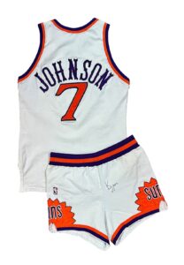 1988-89 Kevin Johnson Phoenix Suns Game-Used & Autographed Uniform