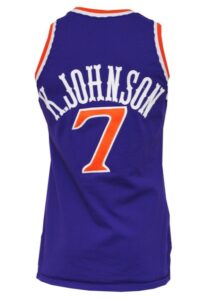 1988-89 Kevin Johnson Phoenix Suns Game-Used Road Uniform