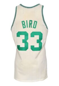 1988-89 Larry Bird Boston Celtics Game-Used Home Jersey 