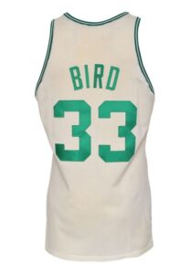 1988-89 Larry Bird Boston Celtics Game-Used Home Jersey 