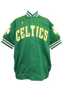 1988-89 Larry Bird Boston Celtics Player-Worn Warm-Up Jacket 