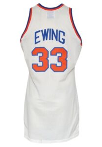 1988-89 Patrick Ewing NY Knicks Game-Used Home Uniform