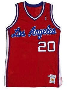 1988-89 Quentin Dailey LA Clippers Game-Used & Autographed Road Uniform