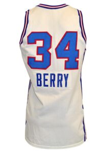 1988-89 Ricky Berry Sacramento Kings Rookie Game-Used Home Jersey