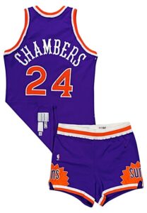 1988-89 Tom Chambers Phoenix Suns Game-Used & Autographed Road Uniform