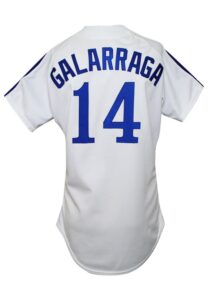 1988 Andrés Galarraga Montreal Expos Game-Used & Autographed Home Jersey