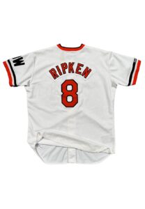 1988 Cal Ripken Jr. Baltimore Orioles Game-Used Home Jersey