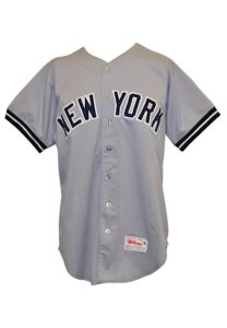 1988 Clete Boyer New York Yankees Coaches-Worn Road Jersey