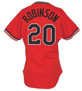 1988 Frank Robinson Baltimore Orioles Manager’s-Worn Alternate Jersey