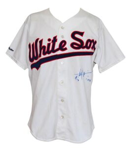 1988 Harold Baines Chicago White Sox Game-Used & Autographed Home Jersey