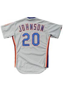 1988 Howard Johnson NY Mets Game-Used & Autographed Jersey