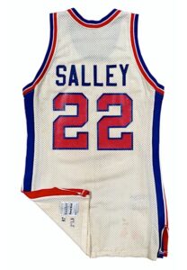 1988 John “Spider” Salley Detroit Pistons NBA Finals Game-Used Home Jersey